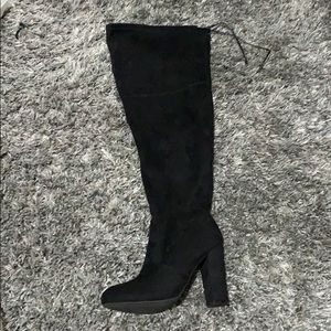 Black knee high boots!